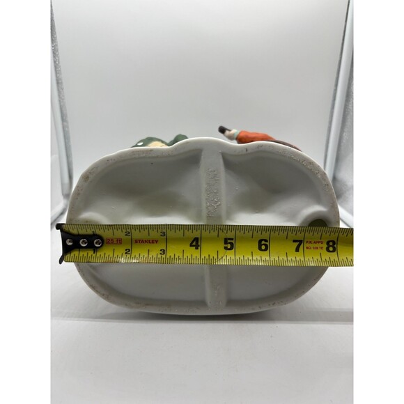 Vintage Clown Music Box Statue Two Clowns Monkey Hurdy Gurdy Circus Decor 9” - Picture 12 of 12